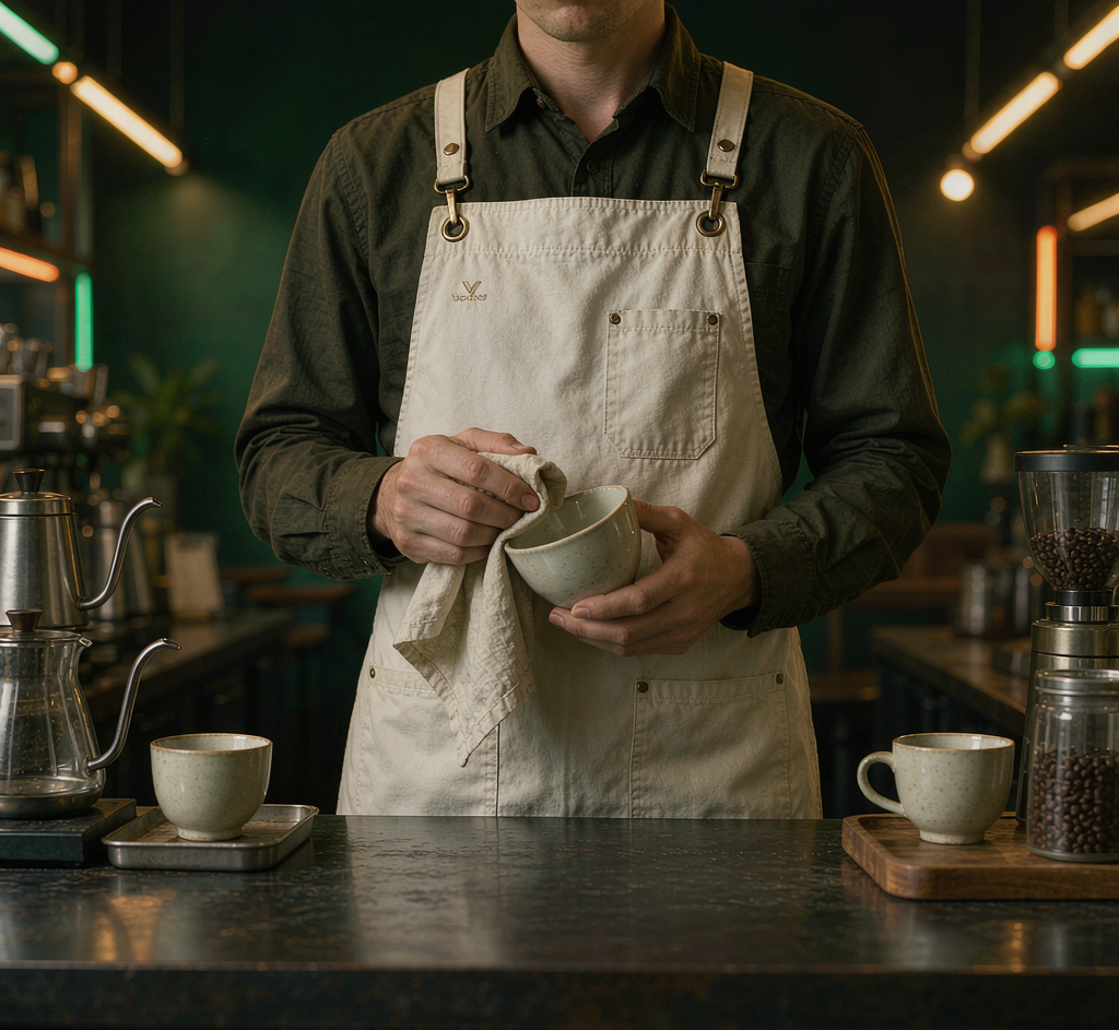 Custom apron and staff uniform apparel